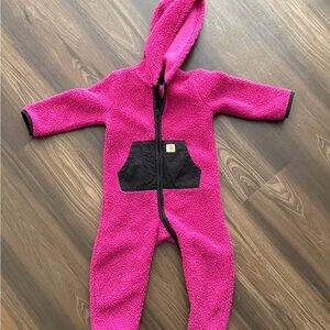 Carhartt Fuchsia Hooded Kids One Piece